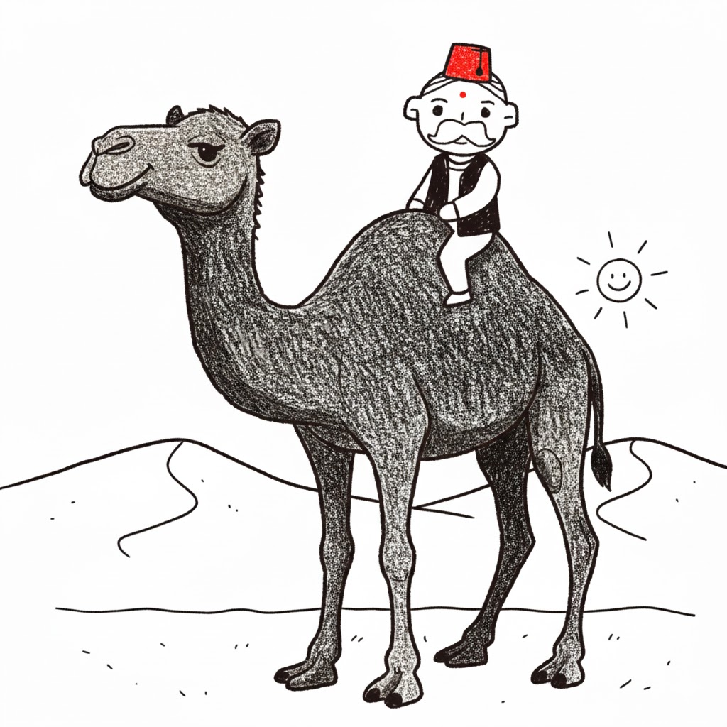 Pajeet on his camel
